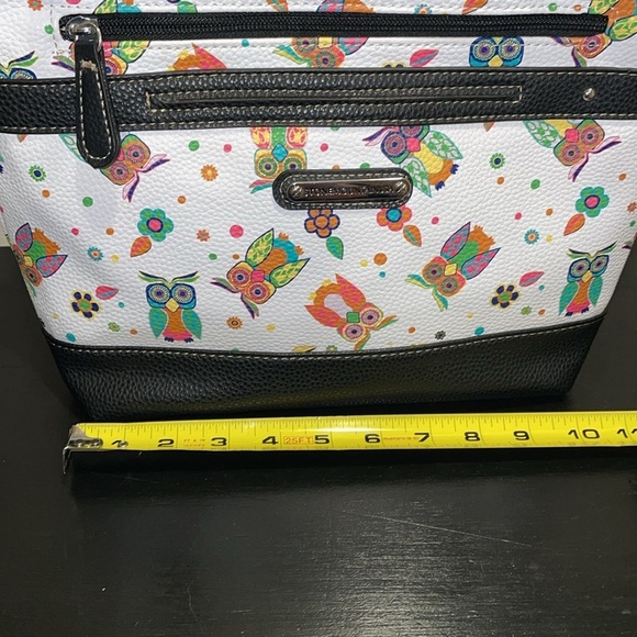 Stone Mountain Accessories White and Black Owl Tote - Picture 14 of 16